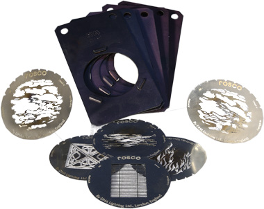 Gobohalter Size B f&uuml;r ETC Source-Four Profil, f&uuml;r Metalgobos